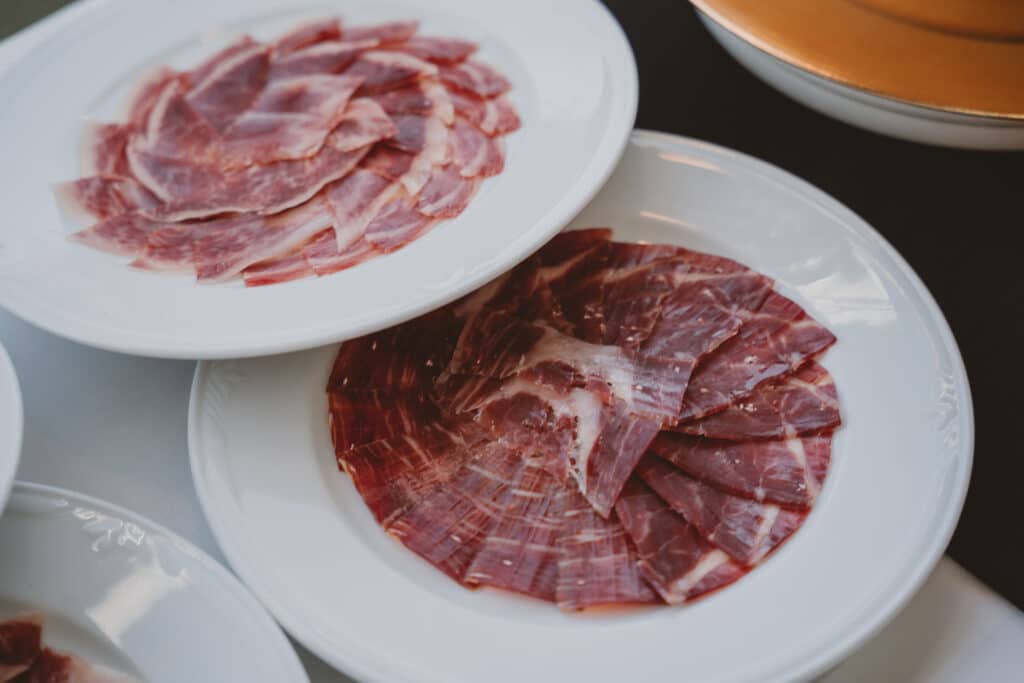 jamón atardecer salones