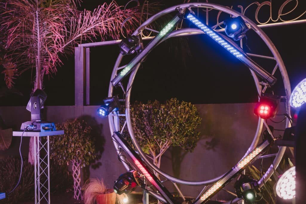 cabina dj fiesta exterior
