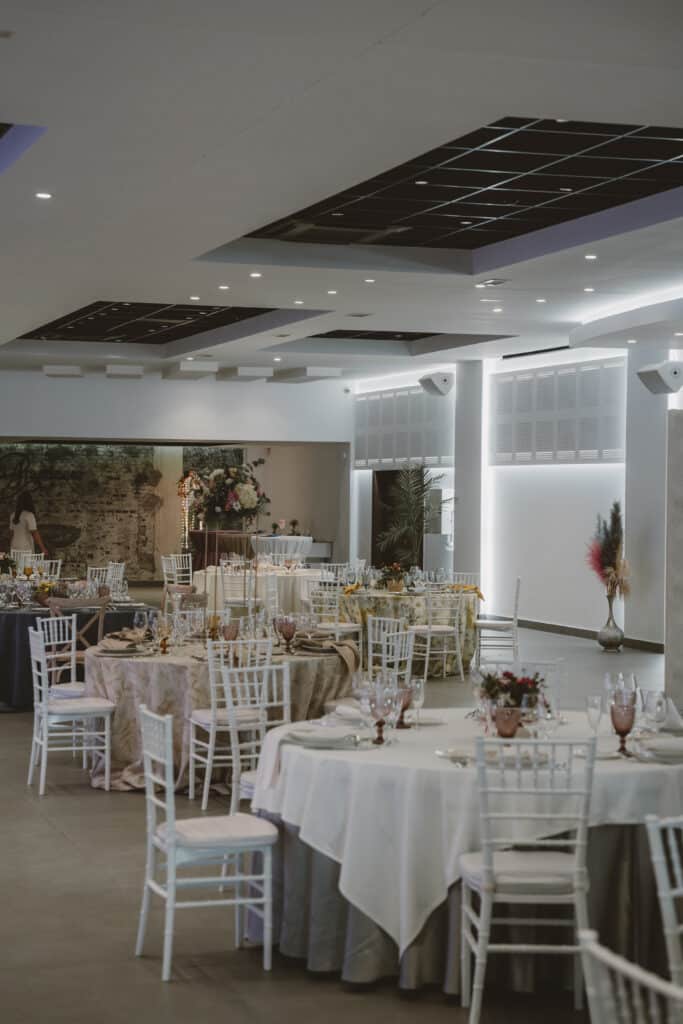 atardecer salones interiores de boda